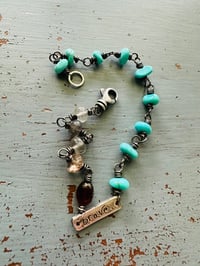 Image 6 of campitos turquoise arrow charm bracelet