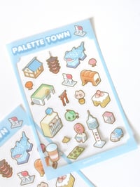 Image 2 of Palette Town | Transparent Sticker Sheet