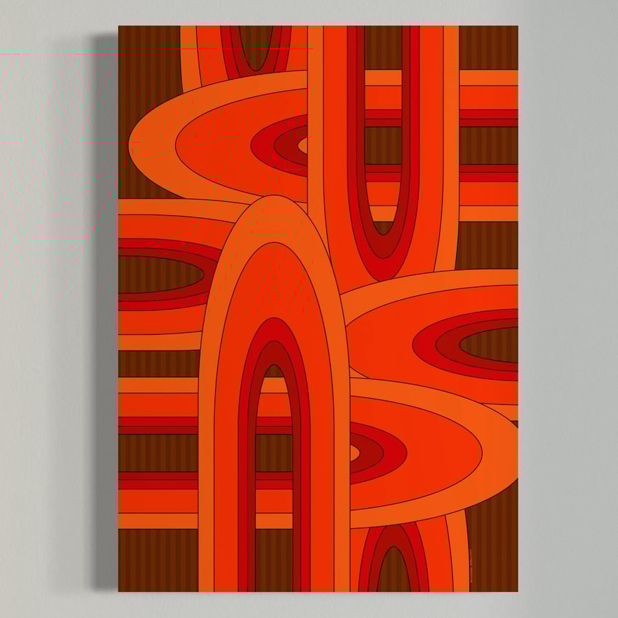 Image of 'Soul Perception' on Brown 250gsmMatt Art Print