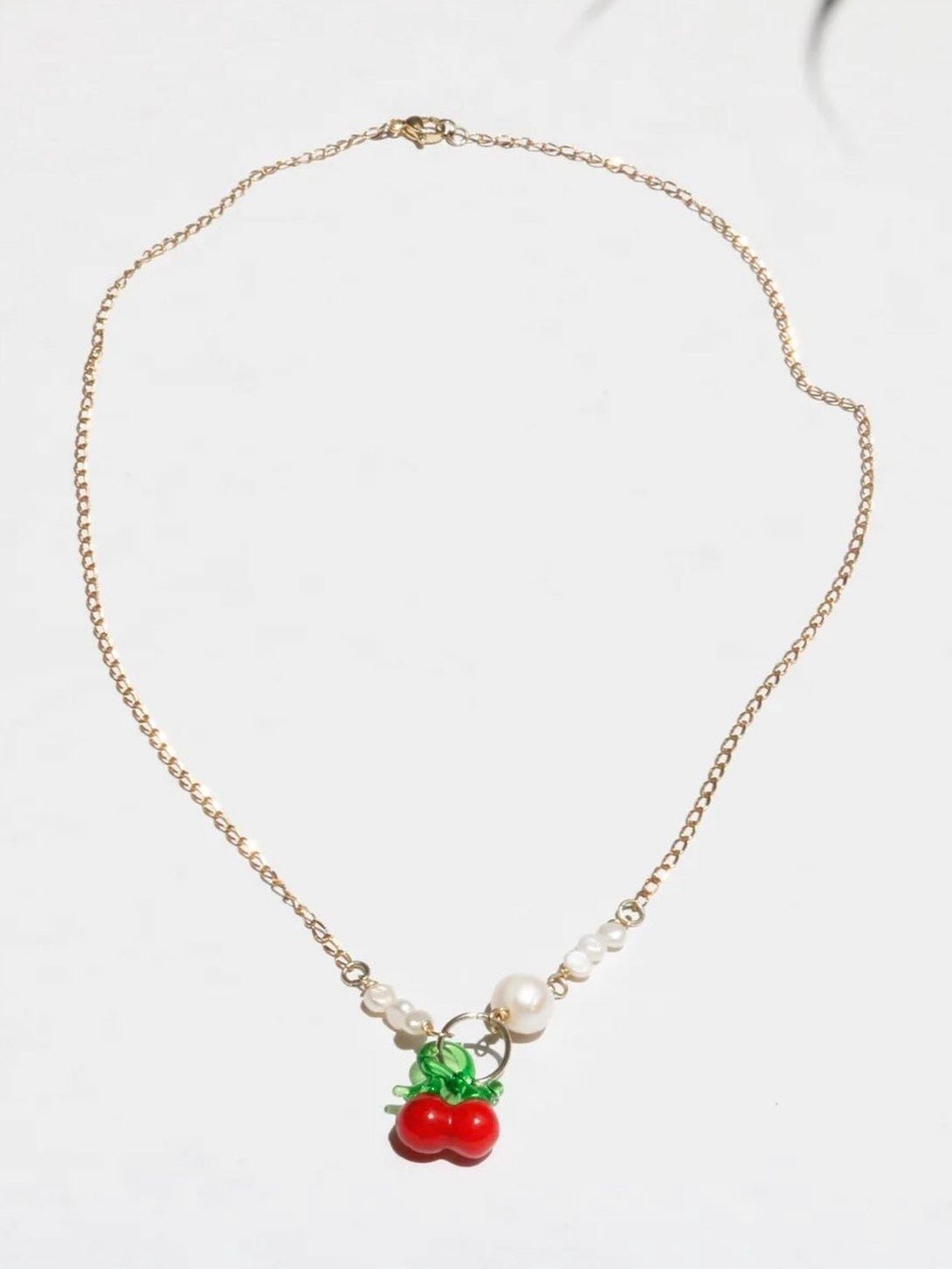 Image of Cherry On The Top Necklace 🍒