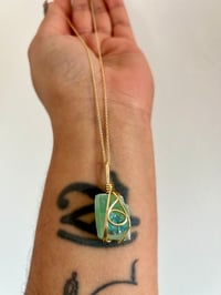 Image 1 of 💚Green Calcite + Blue Apatite🩵