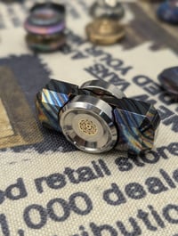 Image 6 of Pre-order Custom Tungsten Button 3SD w/ Mosaic Pin Inlaid