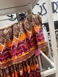 Image 2 of high low printed strapless dress 
