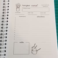 Image 3 of Cooking Journal spiral 