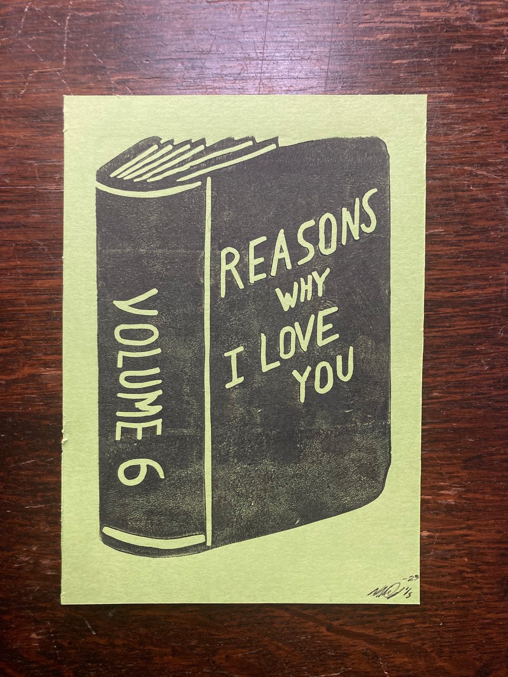'Reasons Why I Love You' Limited Sour Apple Green Variant