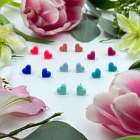 Image 1 of  Náušnice Srdíčka Pastel 8mm