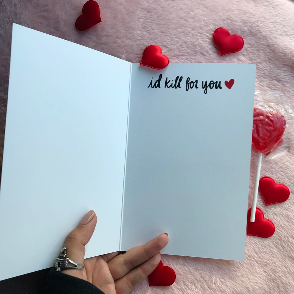 Image of It Valentine’s Day card 🖤