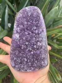 Image 3 of Amethyst Base Cut Polished Edge #1278