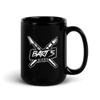 Image 3 of Double Sided Logo Black Mug