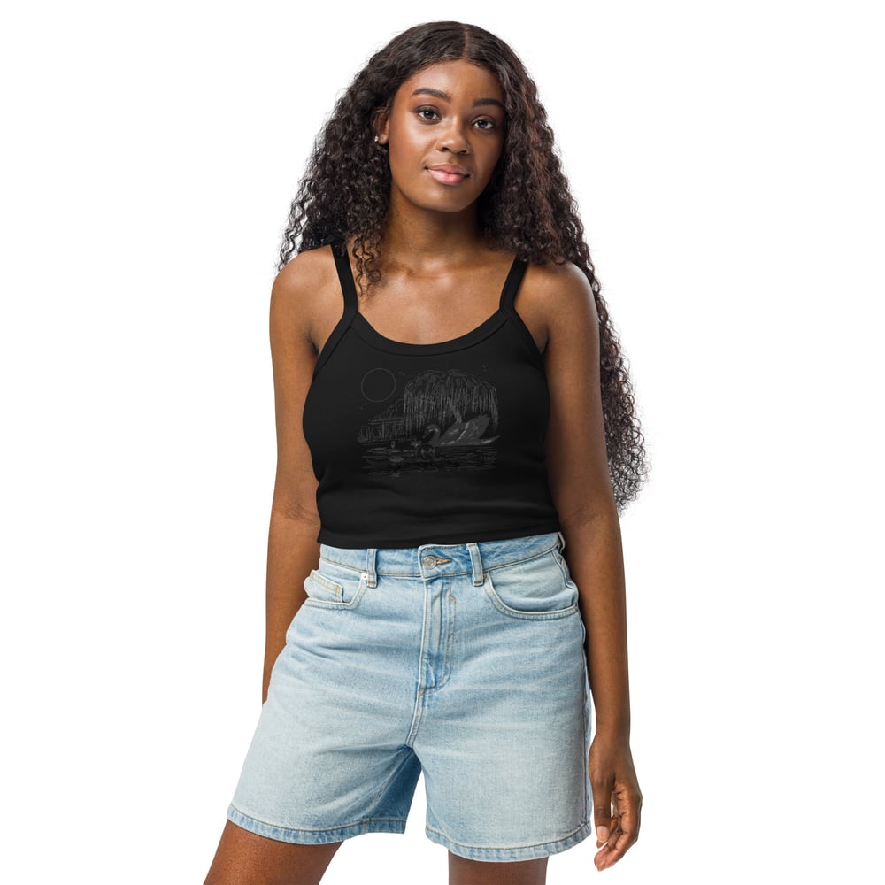 Swan Lake Women’s micro-rib tank top