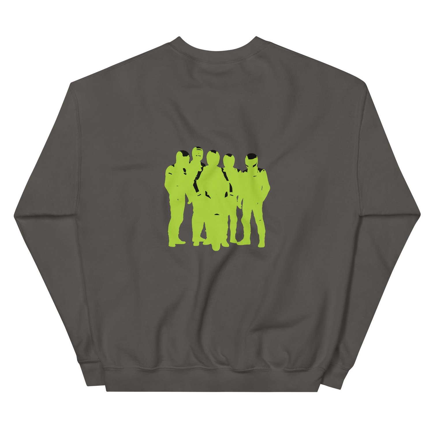 Image of Officially licensed demon family green with back design Unisex Sweatshirt