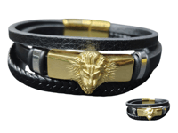 Image 1 of Lion Head Leather design