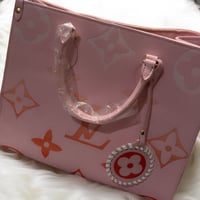 PINK/RED LV DESIGN HANDBAG