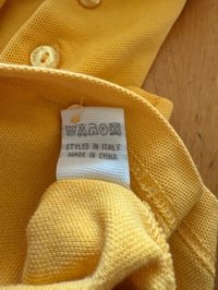 Image 8 of Vintage Vespa Tee Yellow with Logo -Men’s M