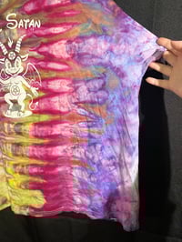 Image 3 of 4XL Hail Satan Tie Dye Shirt 1