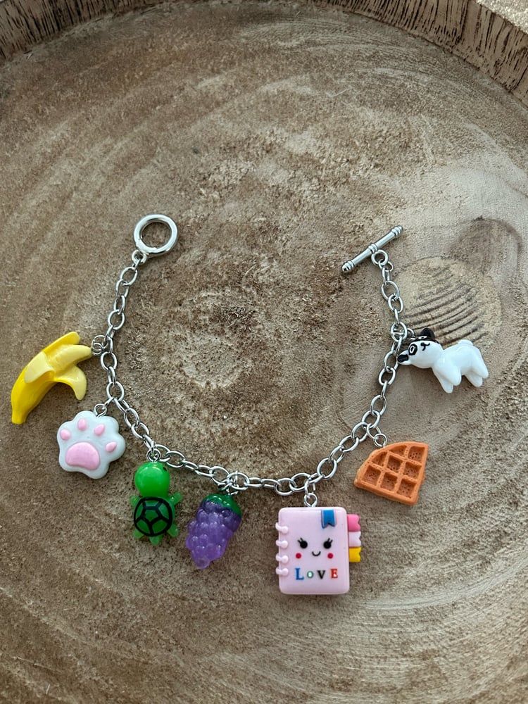 Image of Cute animals & food bracelet 