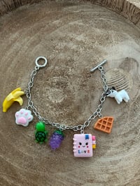 Image 1 of Cute animals & food bracelet 