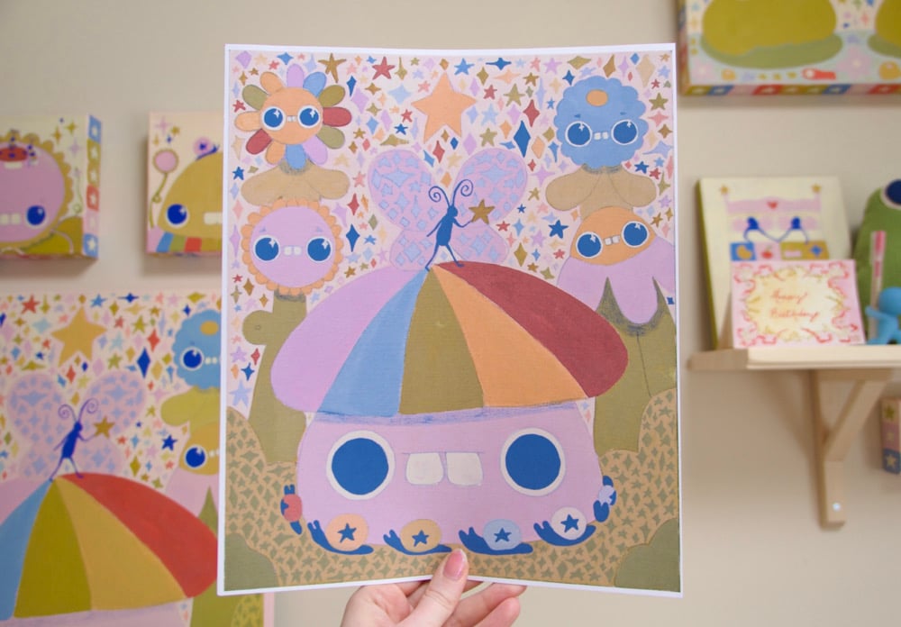 Image of Crawler Carousel Art Print