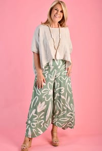 Sydney Wide Leg Sage Green 
