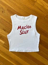 Image 1 of Macho Slut Crop Tank