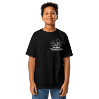 Image 1 of Take Care White Print Kids Tee 