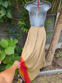Image 6 of Bianca Frill maxi dress Red Brown