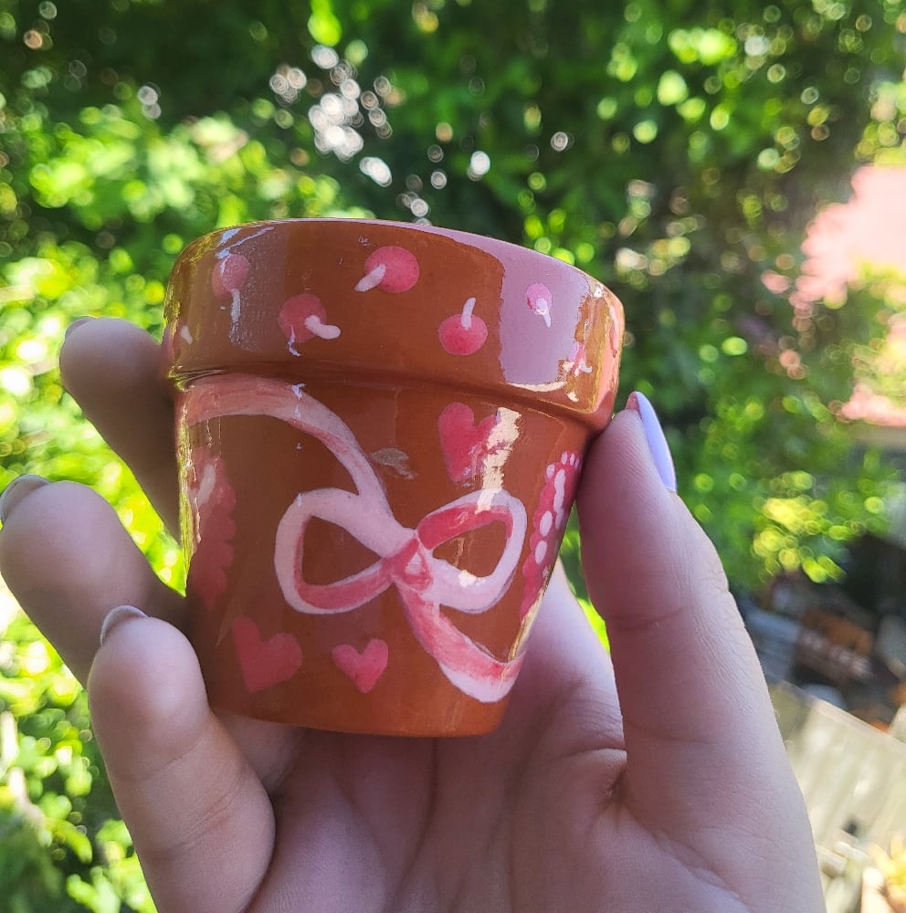 Image of Fruity terracotta pots set