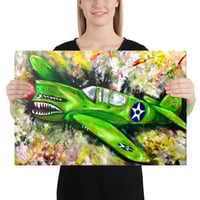 Image 2 of P-40 Bomber on Canvas (FREE Shipping!)
