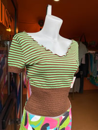 Image 3 of 80’s Stripe Knit One Sz