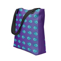 Image 2 of Blue Fish Tote bag