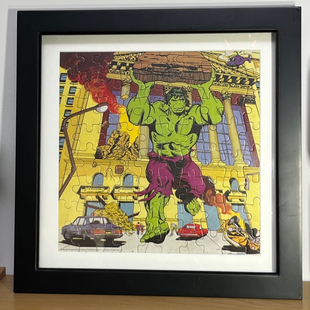 The Incredible Hulk, 80-piece Jigsaw by Hestair, 1981. 