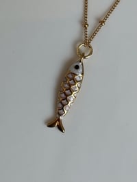 Image 2 of Gold Fish Necklace