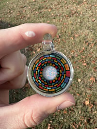 Image 3 of Rainbow Brick w/ 14mm opal coin