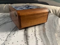 Image 5 of THRASHER INDY WOOD COINS CIGAR BOX 