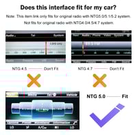 Image 4 of Wireless Carplay Android Auto Mercedes 2015-2018 C GLC CLA GLA Class W205 NTG5.0 Mirrorlink