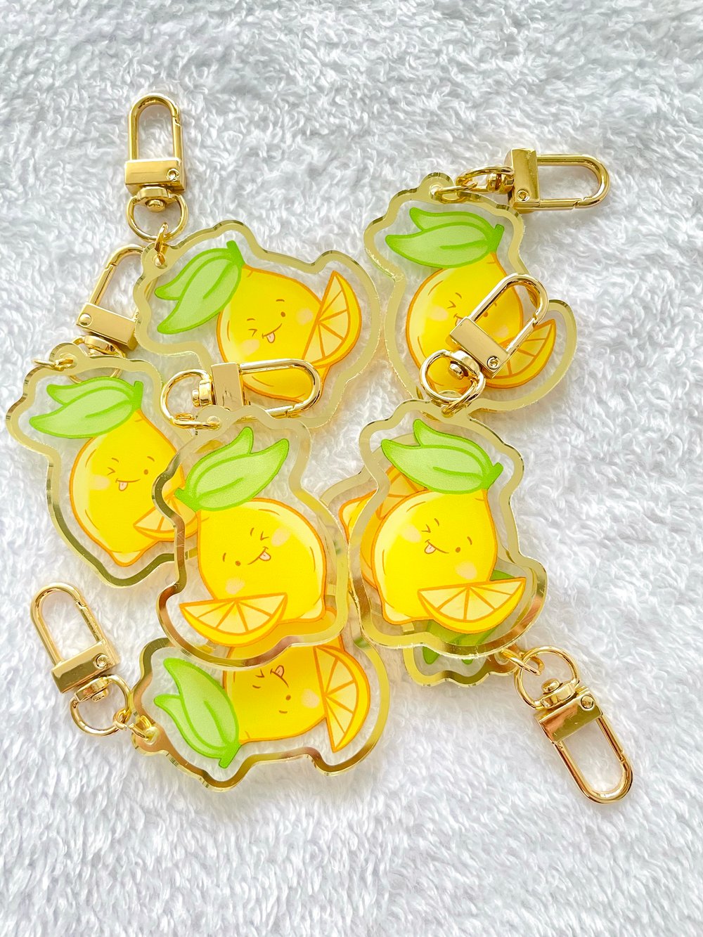 Image of Lemon Gold Keychain