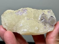 Image 1 of QR Code Fluorite On Druzy Quartz Matrix Specimen China #2821