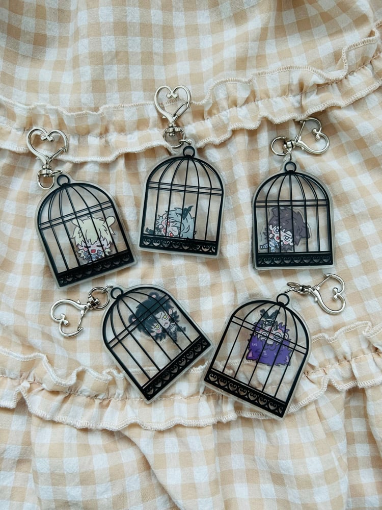 LADS cage shaker keychain