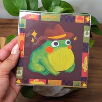 Image 2 of Cowboy Frog Print