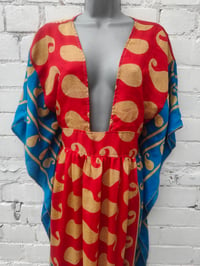 Image 3 of FLORENCE maxi dress red blue 