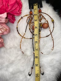 Image 2 of Superior Shimmer large Hoop Earring 