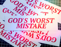 God’s Worst Bumper Sticker