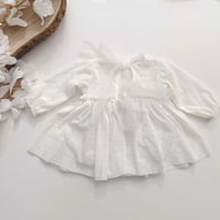 Image 4 of Newborn girls photography  body-dress Bella | white