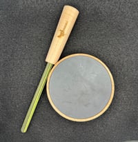 Image 1 of Maple Black slate over glass/ 2 piece webwood striker( glue together)