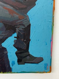 Image 2 of Weightless - 18x24" Acrylic on wood panel