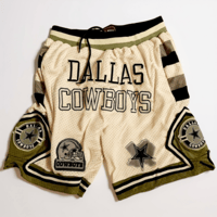 Image 1 of Dallas Cowboys White with Black