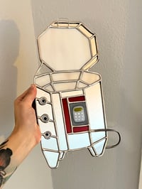 Image 1 of Stained glass kiln mirror