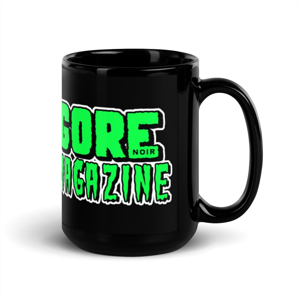 Image of Black Glossy Mug Old School Logo