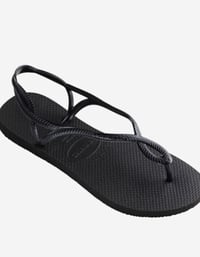 Image 2 of Havaianas Luna Sandals - Black