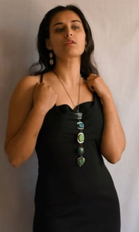 Image 5 of Keeping The Peace Silver Gemstone Necklave